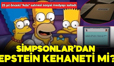 Simpsonlar’dan Epstein kehaneti mi? 25 yıl önceki “Ada” sahnesi sosyal medyayı salladı