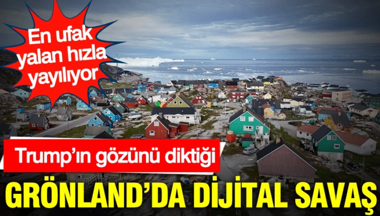 Trump’ın gözünü diktiği Grönland’da dijital savaş: En ufak yalan hızla yayılıyor