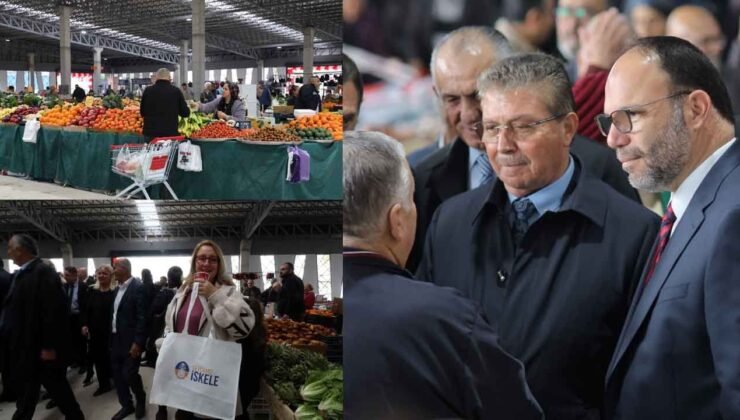 İskele Belediyesi Kapalı Pazar Yeri ve Terminal Alanı törenle açıldı