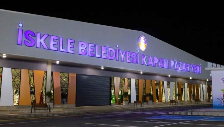 İskele Belediyesi Kapalı Pazar Yeri ve Terminal Alanı yarın açılacak