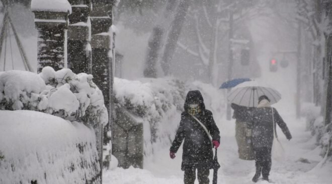 Japonya'da şiddetli kış şartlarından kaynaklanan can kayıplarının sayısı 46'ya yükseldi