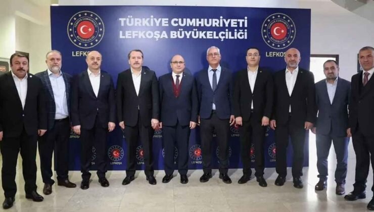 KIBTES ile Türkiye Memur-Sen ve Eğitim-Bir-Sen’den Büyükelçi Başçeri’ye ziyaret