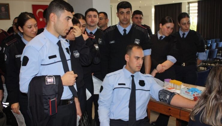 Polis Okulu’nda “Her Damla Kan Bir Umut” sloganıyla kan bağışı