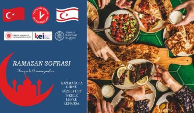 Ramazan ayı boyunca KKTC’de 17 sabit, 48 gezici noktada 227 bin kişiye iftar verilecek