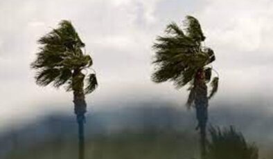 Rüzgârın hızı Serdarlı’da 126 kilometreye ulaştı