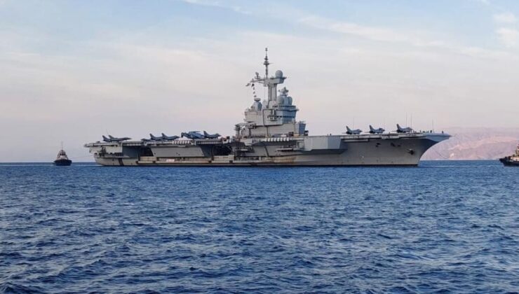 Fransa, Charles de Gaulle uçak gemisini Akdeniz'e gönderiyor