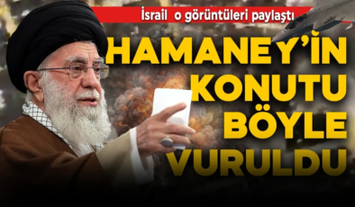 Hamaney’in konutu böyle vuruldu! İsrail o anları paylaştı