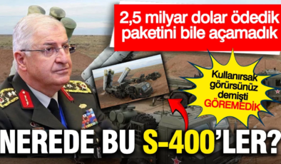 Yaşar Güler 2023’de “S-400’leri kullanırsak görürsünüz” demişti, göremedik