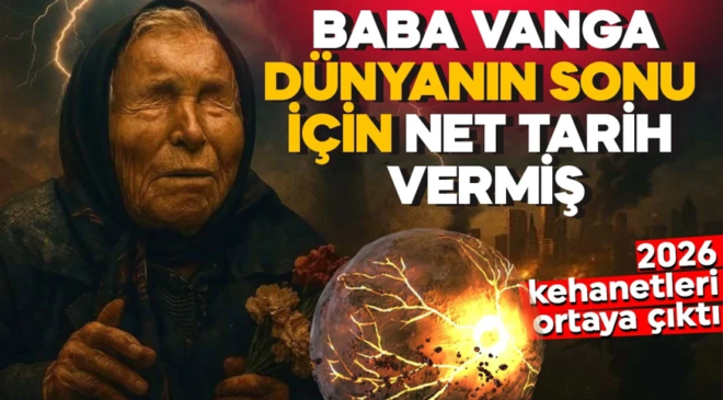 2026 kehanetleri ortaya çıktı! Baba Vanga Dünyanın sonu için net tarih vermiş