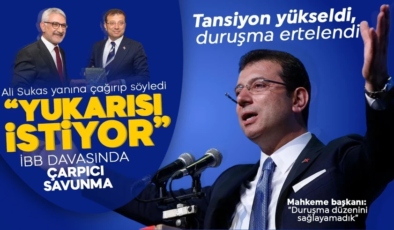 Ekrem İmamoğlu Davası’nda flaş ifade: Ali Sukas beni yanına çağırdı, yukarısı istiyor dedi…