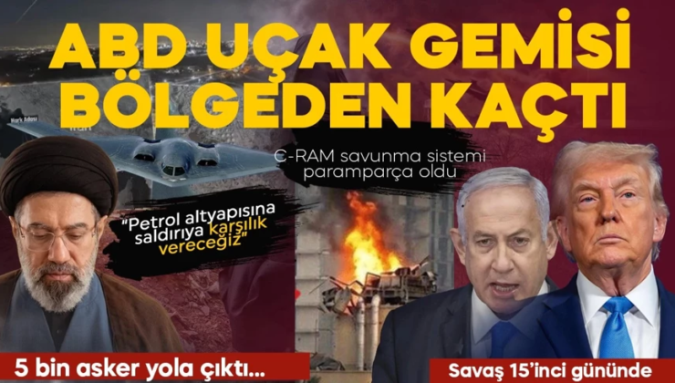 İran Savaşı’nda 15’inci gün! ABD’den İran’a kara harekatı sinyali! Savunma Bakanı Hegseth onayladı… İran:Abraham Lincoln gemisi kaçtı!