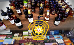 Demirhanda faaliyet gösteren bir marketten içki çalan şahıs tutuklandı