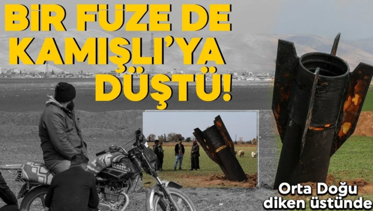 Bir füzede Kamışlı’ya düştü
