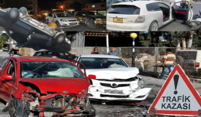 Bir günde 5 Trafik Kazası 7 yaralı