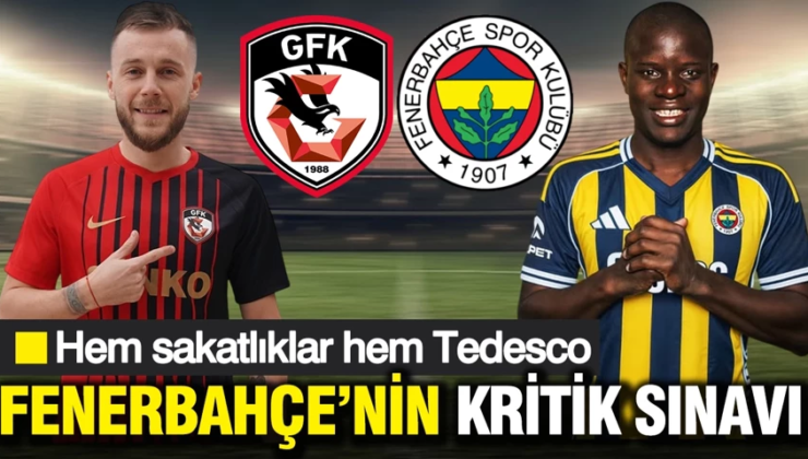 Hem sakatlıklar hem Tedesco: Fenerbahçe’nin kritik sınavı