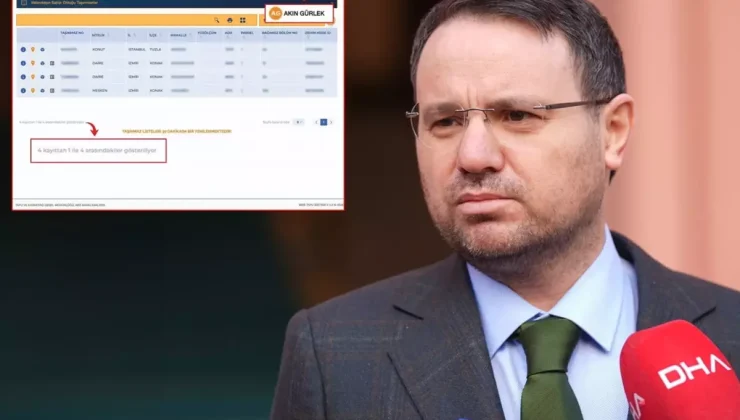 Bakan Gürlek’in tapu kayıtlarını sorgulayan memur, her şeyi itiraf etti