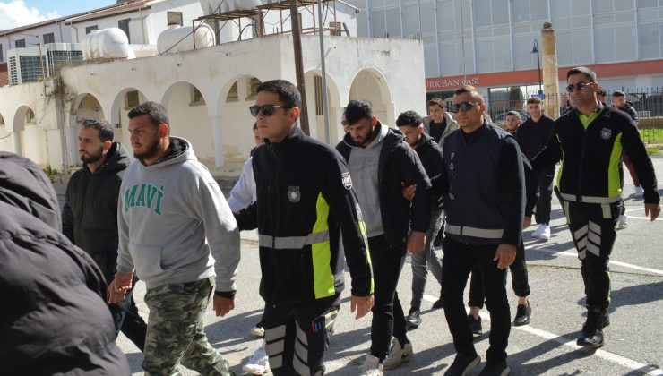 Kalkanlı’da kavgaya karışan 11 zanlı 3 gün tutuklu kalacak