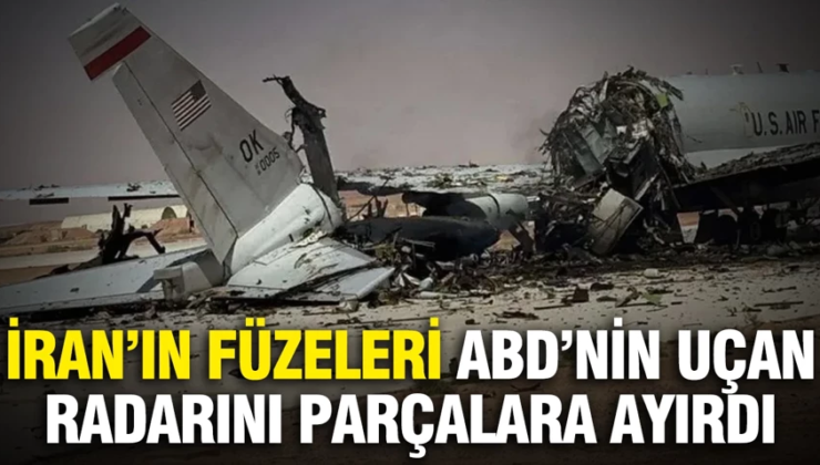 İran’dan ABD’ye darbe… İran’ın füzeleri ABD’nin uçan radarını parçalara ayırdı