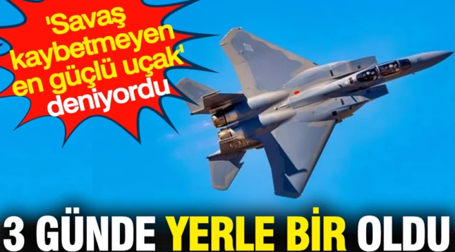 ‘Savaş kaybetmeyen en güçlü uçak’ deniyordu: 3 günde yerle bir oldu
