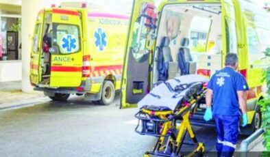 Çitlere çarparak durabildi