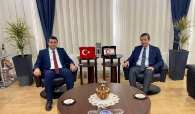 Dışişleri Bakanı Ertuğruloğlu, TÜRKGEF Başkanı Bayduz’u kabul etti