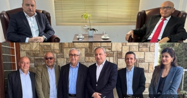 Kıbrıs’ta ‘Çözüm’ için eski liderler AKEL ile bir araya geldi