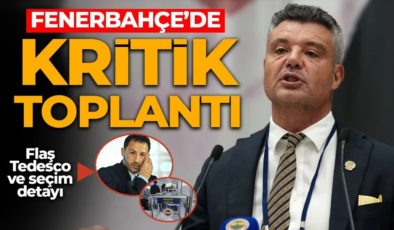 Fenerbahçe’de kritik toplantı! Hoca ile ayrılık ve seçim kararı gündemde