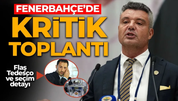 Fenerbahçe’de kritik toplantı! Hoca ile ayrılık ve seçim kararı gündemde