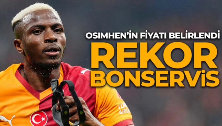 Osimhen için Galatasaray’a 100 milyon euroluk teklif! İstenen bonservis bedeli dudak uçuklattı