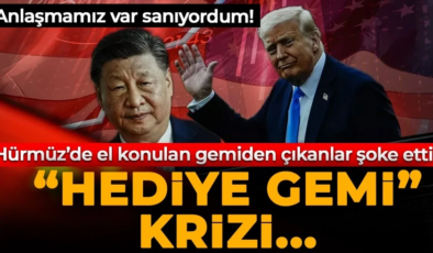 Hürmüz’de ABD tarafından el konulan gemiden çıkanlar şoke etti! Donald Trump Çin’e ateş püskürdü