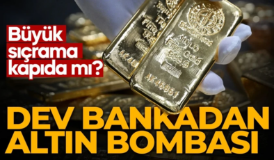 Düşüş aldatmasın! Dev bankadan altın bombası! Rekor geliyor