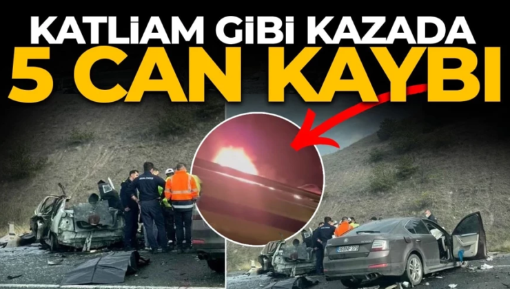 Ankara Kuzey Çevre Yolu’nda katliam gibi kaza! 5 kişi hayatını kaybetti