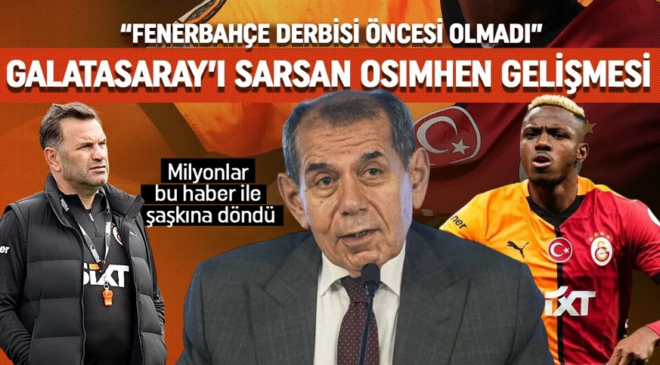 Galatasaray taraftarını sarsacak Osimhen gelişmesi! “Fenerbahçe derbisi öncesi bu olmadı”