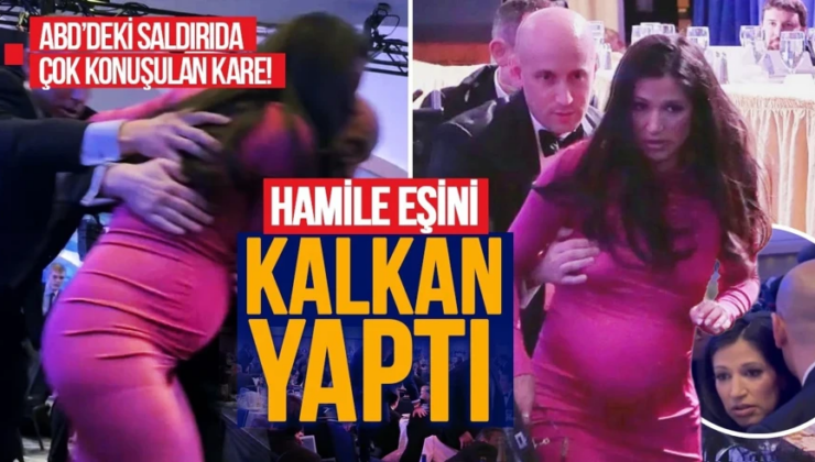 ABD’deki saldırıda çok konuşulan kare! İç güvenlik danışmanı Miller hamile eşini kalkan yaptı