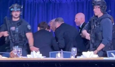 Washington'da silahlı saldırı… Trump'ı salondan Gizli Servis çıkardı