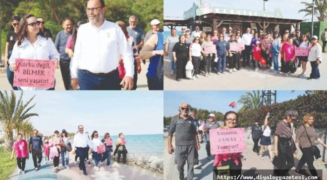 Yürüyüş düzenlendi