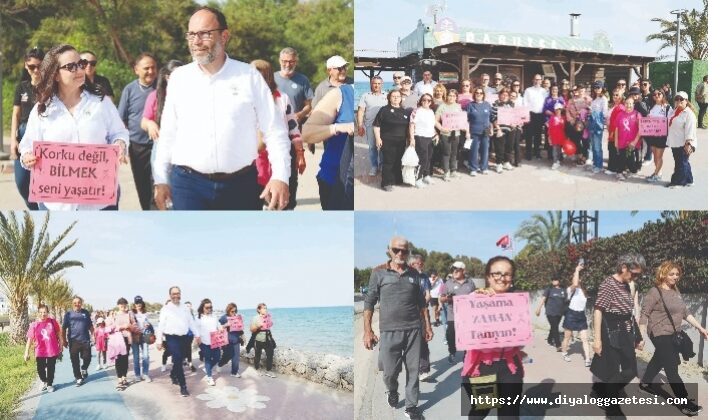 Yürüyüş düzenlendi