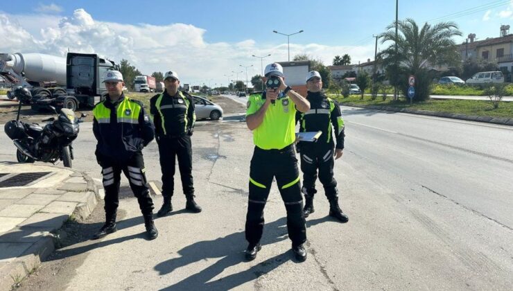327 sürücü rapor, 47 araç trafikten men edildi, iki sürücü tutuklandı