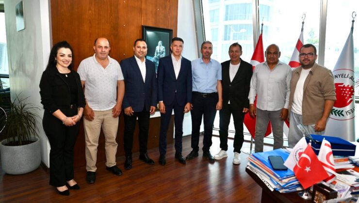 Amcaoğlu, KTSYD heyeti ile bir araya geldi