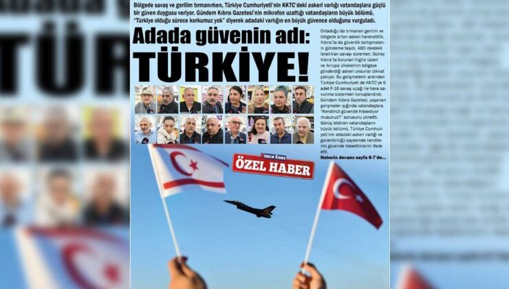 Adada Güvenin Adı: Türkiye!