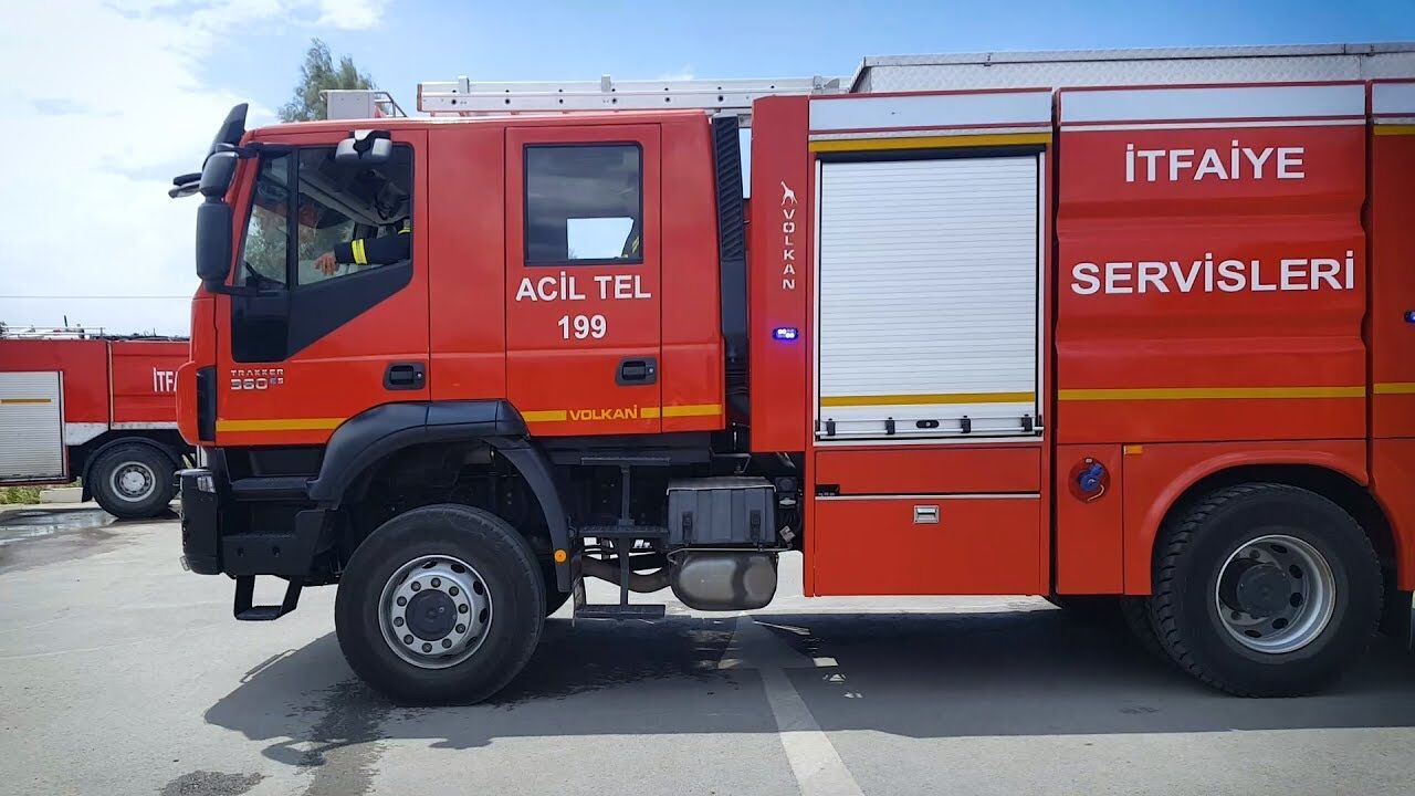 Girne'de apartman dairesinde yangın: Tamamen söndürüldü