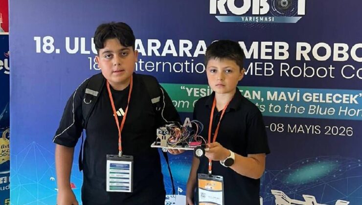 Hala Sultan İlahiyat Koleji öğrencileri Uluslararası MEB Robot Yarışması’nda ilk 10’a girdi
