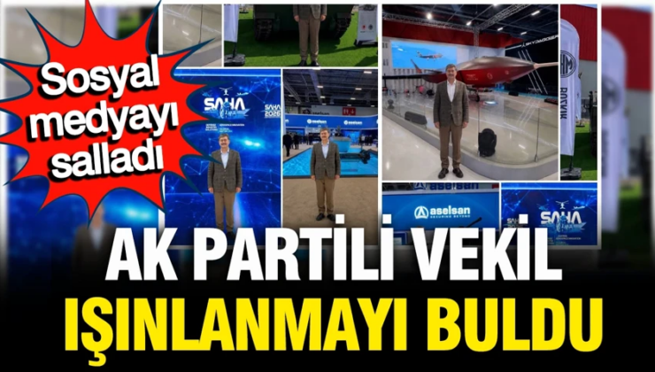 AK Partili vekil ışınlanmayı buldu, sosyal medya ayağa kalktı