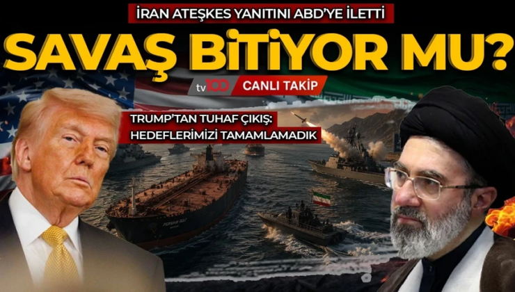 SON DAKİKA | İran ateşkes yanıtını ABD’ye iletti! Trump’tan tuhaf çıkış: Hedeflerimizi henüz tamamlamadık