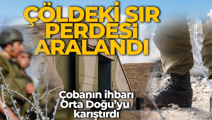 Ortadoğu’da yeni kriz: Irak’ta gizli İsrail üssü iddiası! Çobanın ihbarı ortaya çıkardı