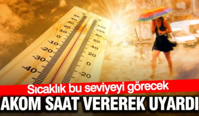 Türkiye'de sıcaklıklar  mevsim normallerinin üzerine çıkacak