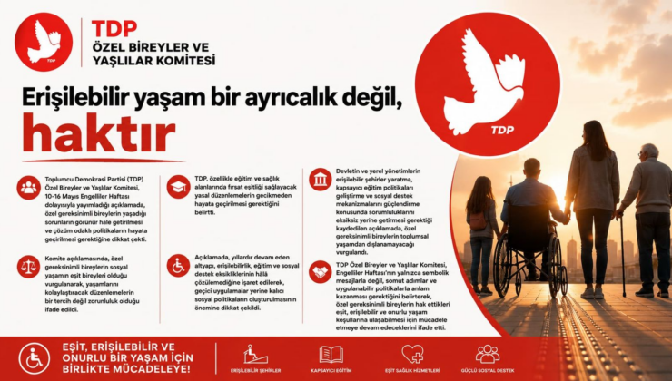 TDP Sağlık Politikaları Komitesi ”Hemşireleri yılda bir gün alkışlayıp, 364 gün yalnız bırakamazsınız”