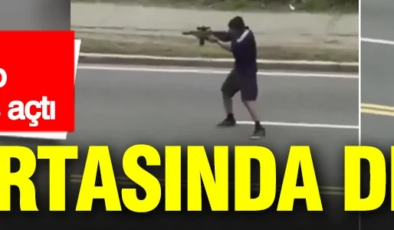 ABD’de yol ortasında dehşet: Eline tüfeği alıp rastgele ateş açtı