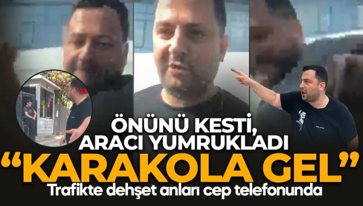Türkiye’nin geldiği nokta bu mu? Üsküdar’da maganda dehşeti! Araçtan indi, camı ve kaputu yumrukladı