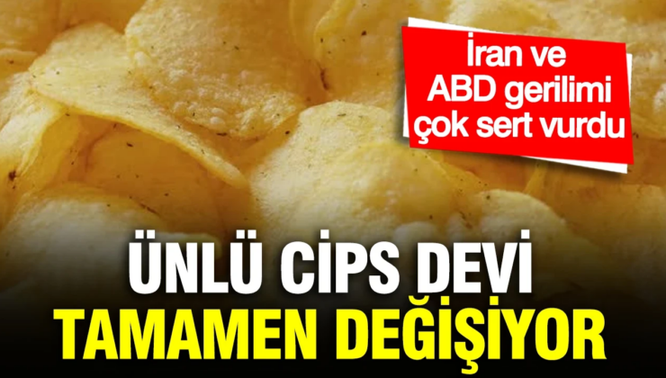 Ünlü cips devinde yeni dönem: Ambalajları tamamen değiştiriyor